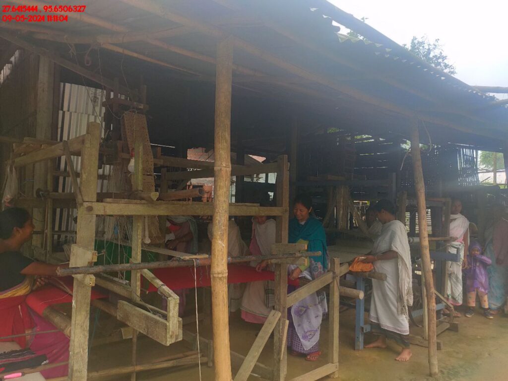Handloom Weaver (Frame Loom) training at IIE Incubation Centre, Kakopothar, batch 21124, 09-05-2024