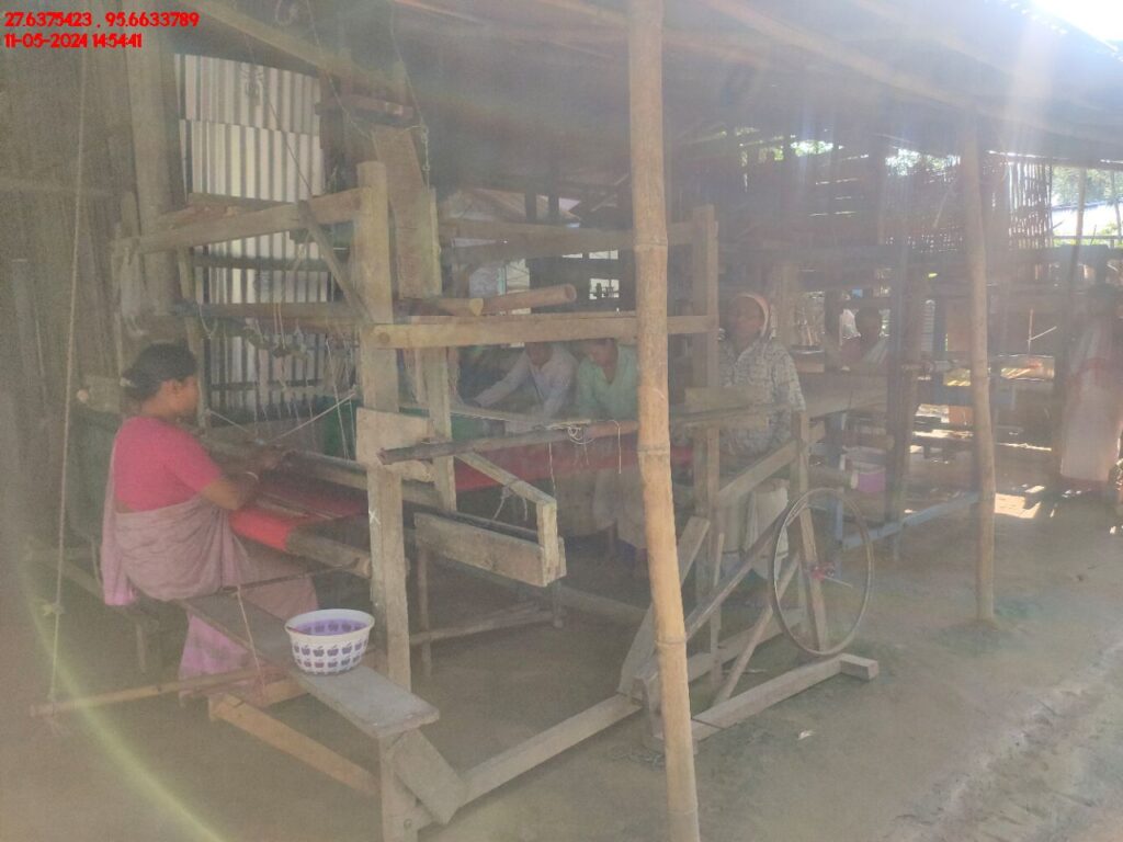 Handloom Weaver (Frame Loom) training at IIE Incubation Centre, Kakopothar, batch 21124, 11-05-2024