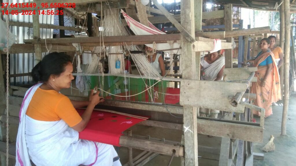 Handloom Weaver (Frame Loom) training at IIE Incubation Centre, Kakopothar, batch 21124, 14-05-2024