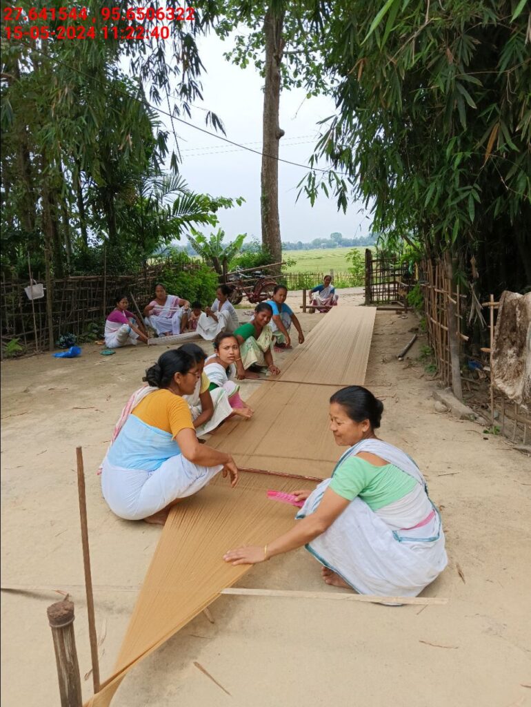 Handloom Weaver (Frame Loom) training at IIE Incubation Centre, Kakopothar, batch 21124, 15-05-2024