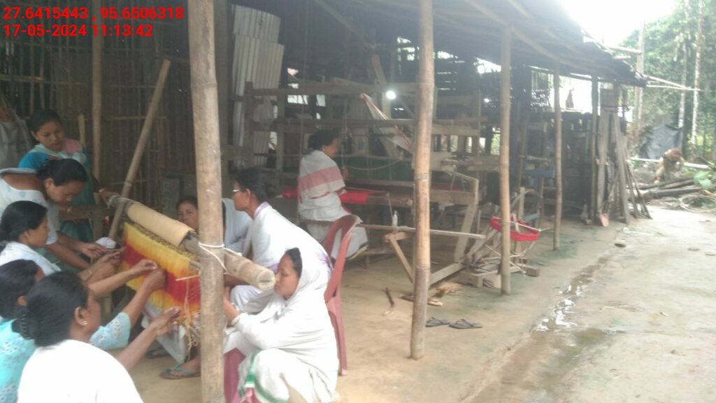 Handloom Weaver (Frame Loom) training at IIE Incubation Centre, Kakopothar, batch 21124, 17-05-2024
