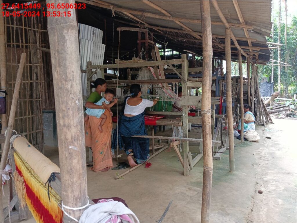 Handloom Weaver (Frame Loom) training at IIE Incubation Centre, Kakopothar, batch 21124, 18-05-2024