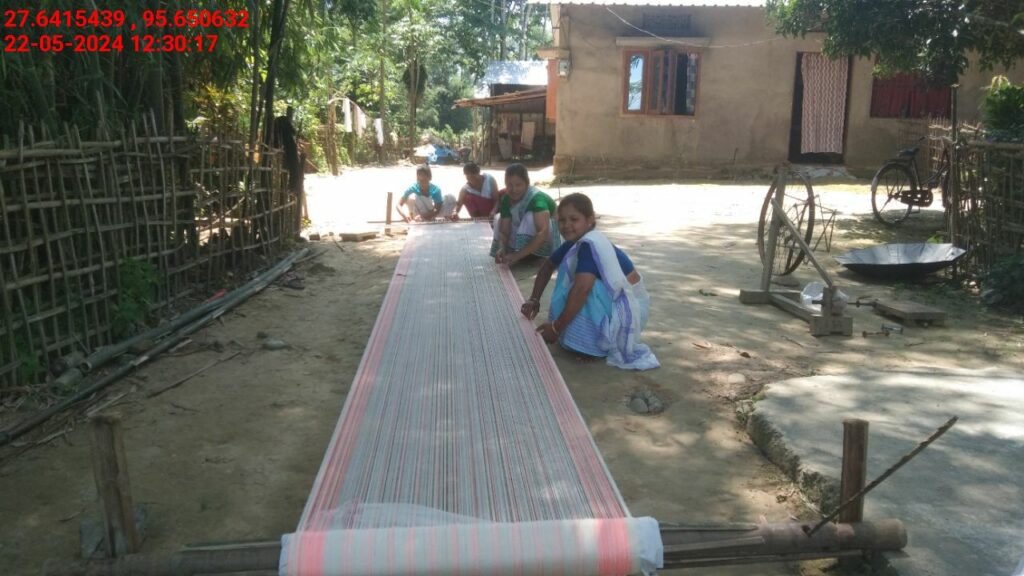 Handloom Weaver (Frame Loom) training at IIE Incubation Centre, Kakopothar, batch 21124, 22-05-2024