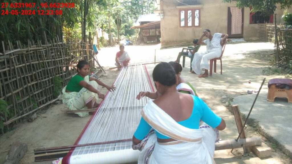 Handloom Weaver (Frame Loom) training at IIE Incubation Centre, Kakopothar, batch 21124, 24-05-2024
