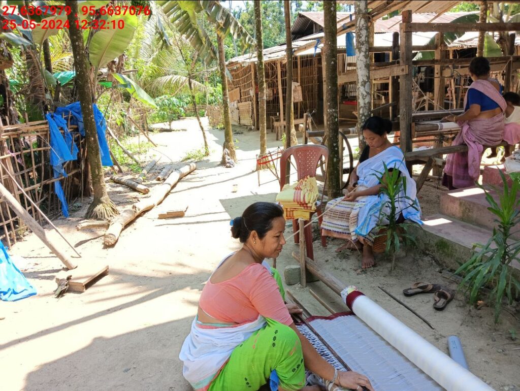 Handloom Weaver (Frame Loom) training at IIE Incubation Centre, Kakopothar, batch 21124, 25-05-2024