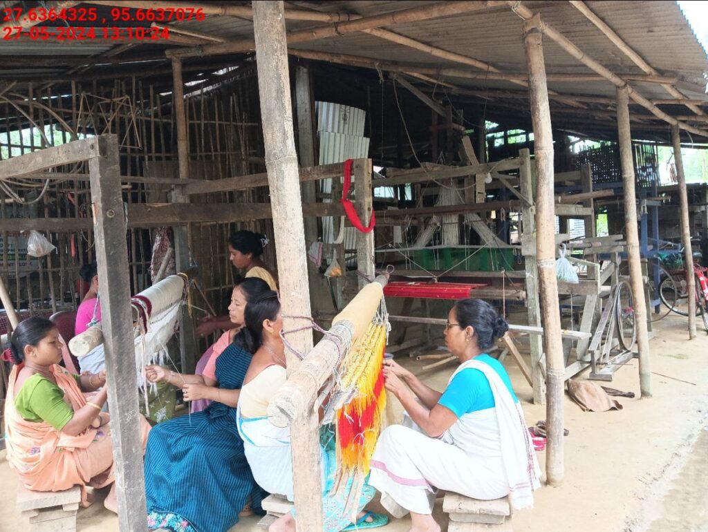 Handloom Weaver (Frame Loom) training at IIE Incubation Centre, Kakopothar, batch 21124, 27-05-2024