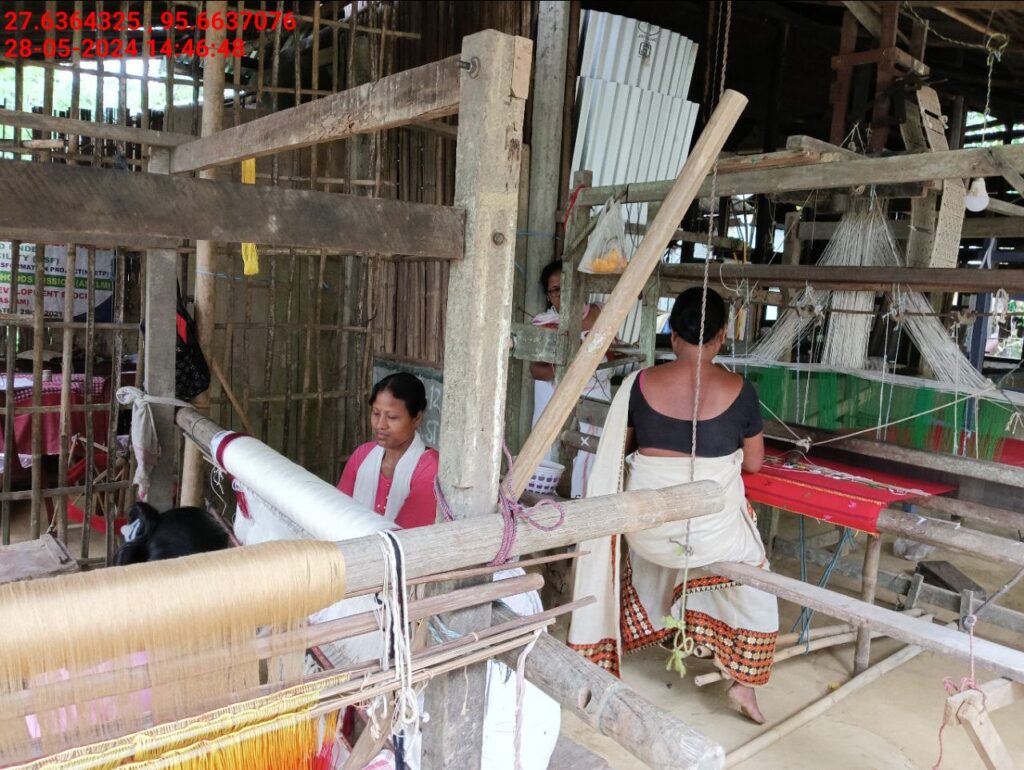 Handloom Weaver (Frame Loom) training at IIE Incubation Centre, Kakopothar, batch 21124, 28-05-2024