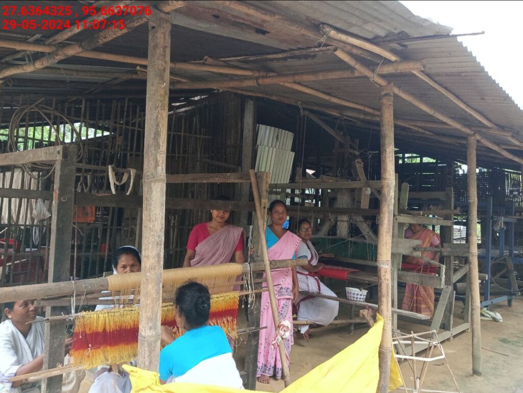 Handloom Weaver (Frame Loom) training at IIE Incubation Centre, Kakopothar, batch 21124, 29-05-2024