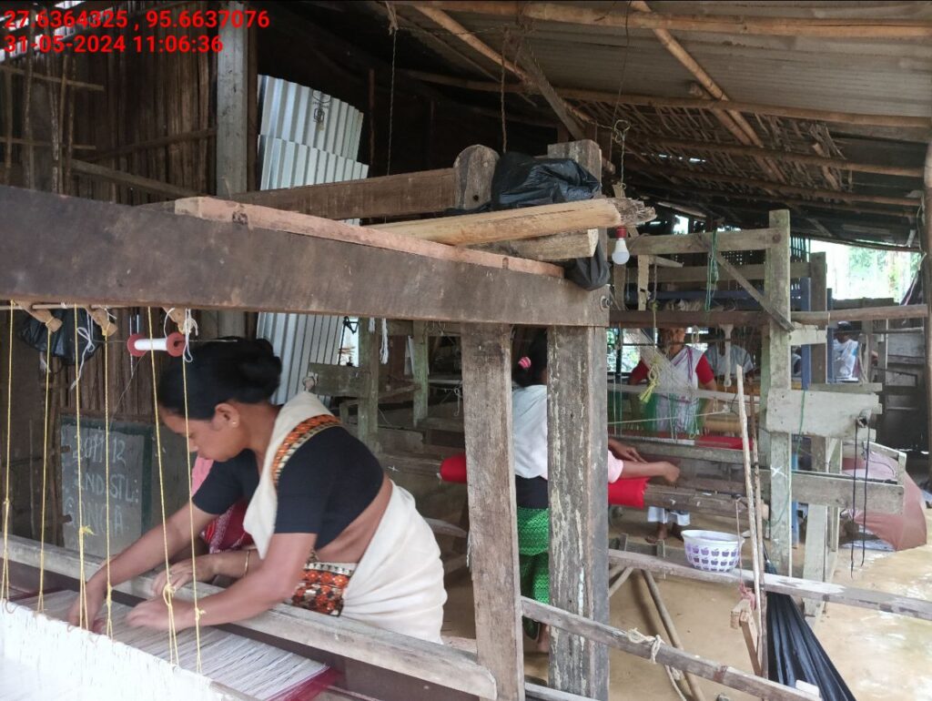 Handloom Weaver (Frame Loom) training at IIE Incubation Centre, Kakopothar, batch 21124, 31-05-2024