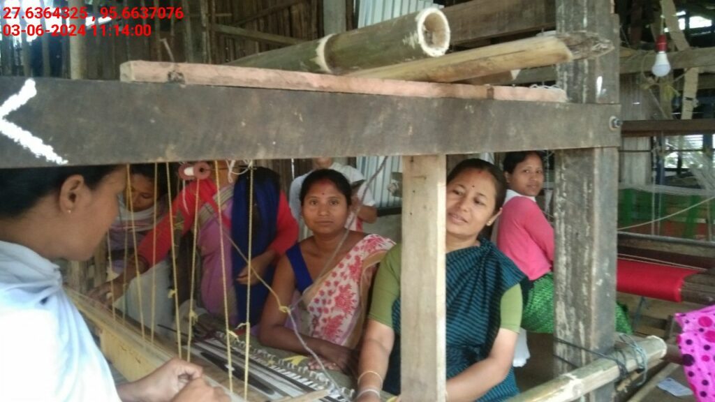 Handloom Weaver (Frame Loom) training at IIE Incubation Centre, Kakopothar, batch 21124, 03-06-2024