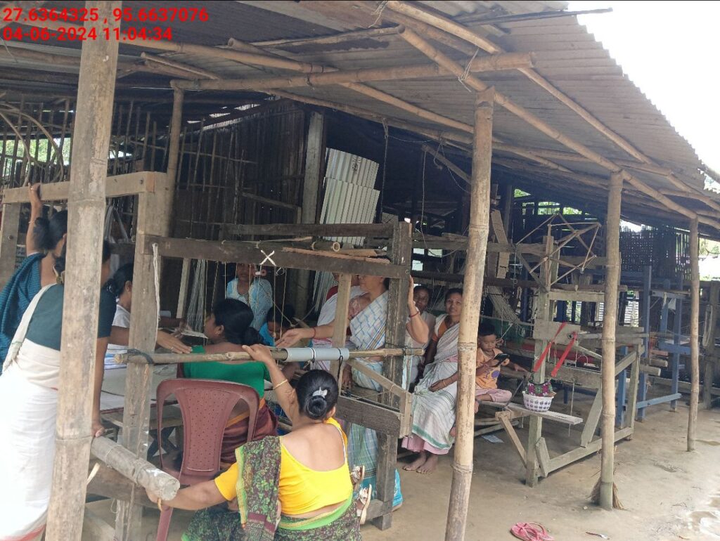 Handloom Weaver (Frame Loom) training at IIE Incubation Centre, Kakopothar, batch 21124, 04-06-2024