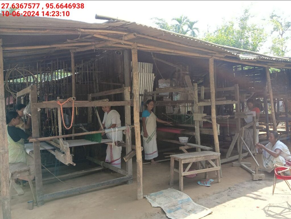 Handloom Weaver (Frame Loom) training at IIE Incubation Centre, Kakopothar, batch 21124, 10-06-2024