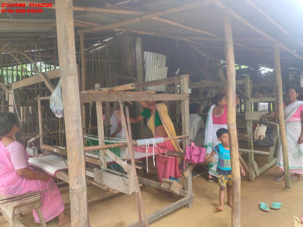 Handloom Weaver (Frame Loom) training at IIE Incubation Centre, Kakopothar, batch 21124, 13-06-2024