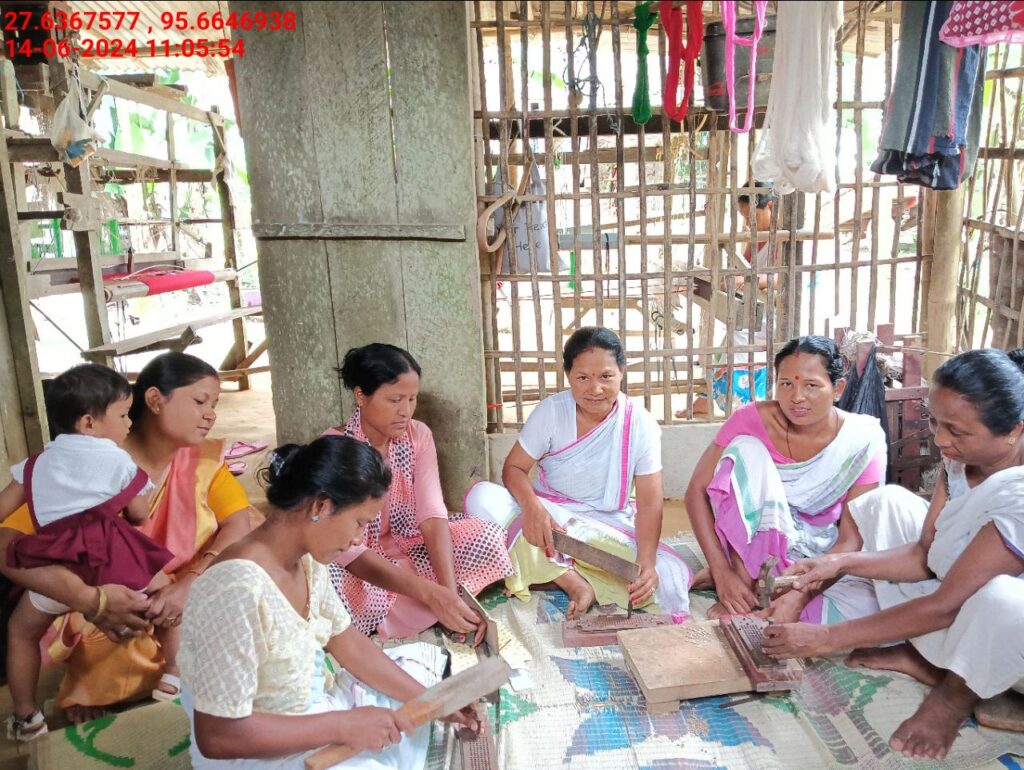Handloom Weaver (Frame Loom) training at IIE Incubation Centre, Kakopothar, batch 21124, 14-06-2024