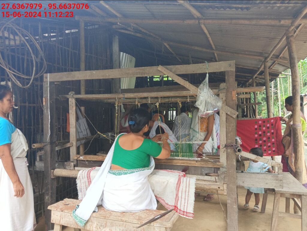 Handloom Weaver (Frame Loom) training at IIE Incubation Centre, Kakopothar, batch 21124, 15-06-2024