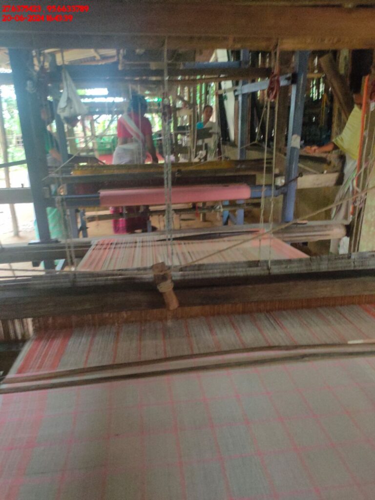 Handloom Weaver (Frame Loom) training at IIE Incubation Centre, Kakopothar, batch 21124, 20-06-2024