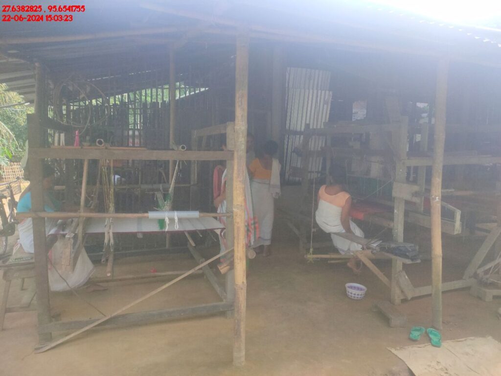 Handloom Weaver (Frame Loom) training at IIE Incubation Centre, Kakopothar, batch 21124, 22-06-2024