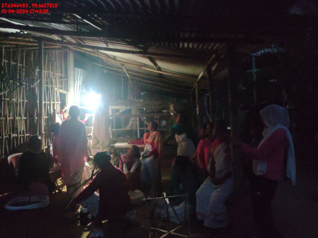 Handloom Weaver (Frame Loom) training at IIE Incubation Centre, Kakopothar, batch 21125, 01-04-2024