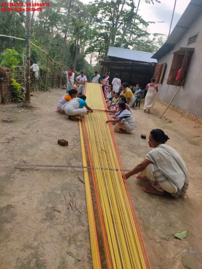 Handloom Weaver (Frame Loom) training at IIE Incubation Centre, Kakopothar, batch 21125, 02-04-2024