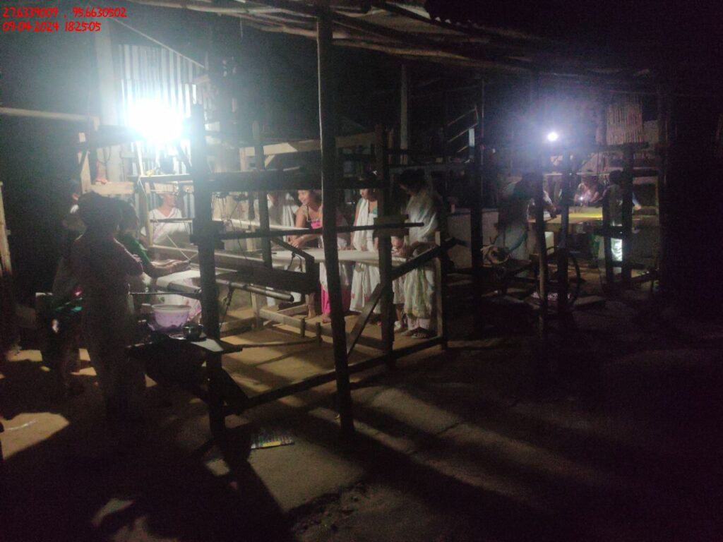 Handloom Weaver (Frame Loom) training at IIE Incubation Centre, Kakopothar, batch 21125, 09-04-2024