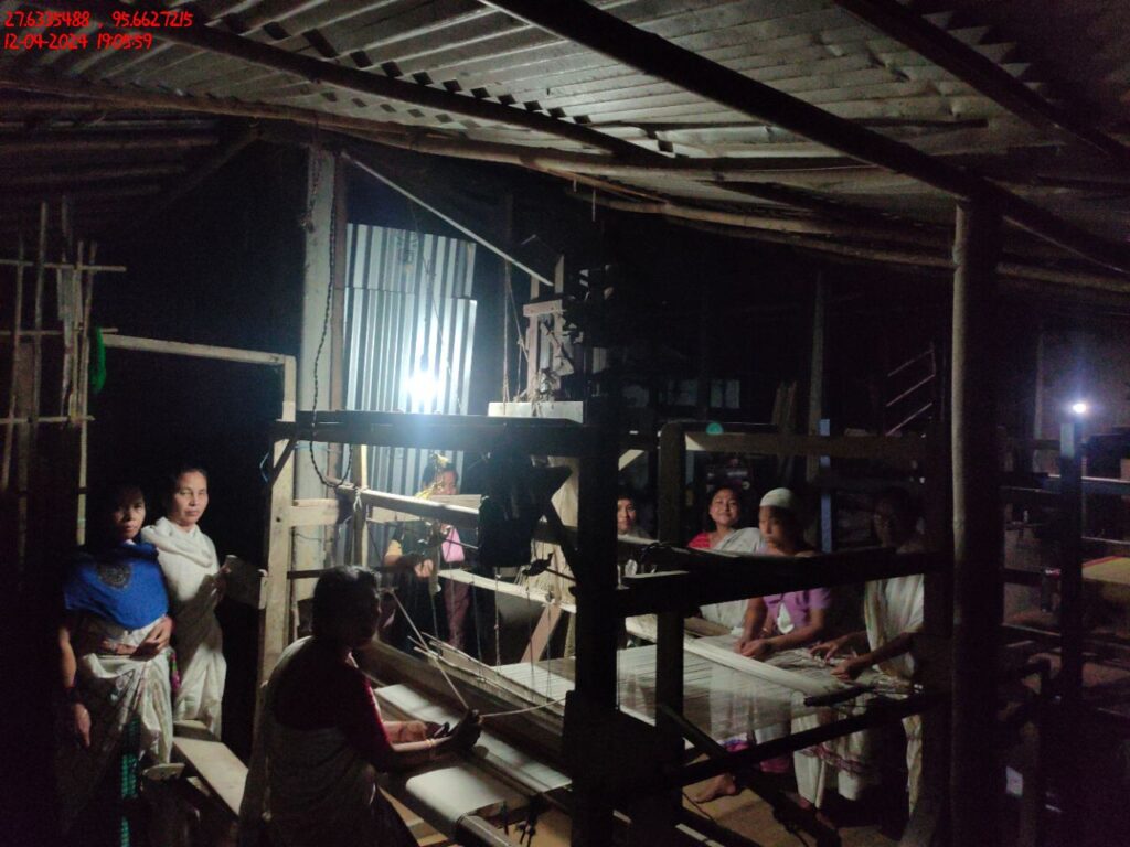 Handloom Weaver (Frame Loom) training at IIE Incubation Centre, Kakopothar, batch 21125, 12-04-2024
