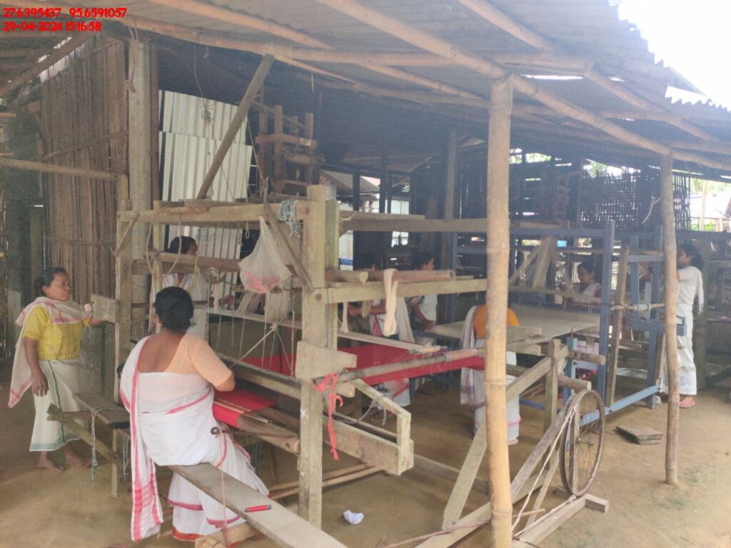 Handloom Weaver (Frame Loom) training at IIE Incubation Centre, Kakopothar, batch 21125, 29-04-2024