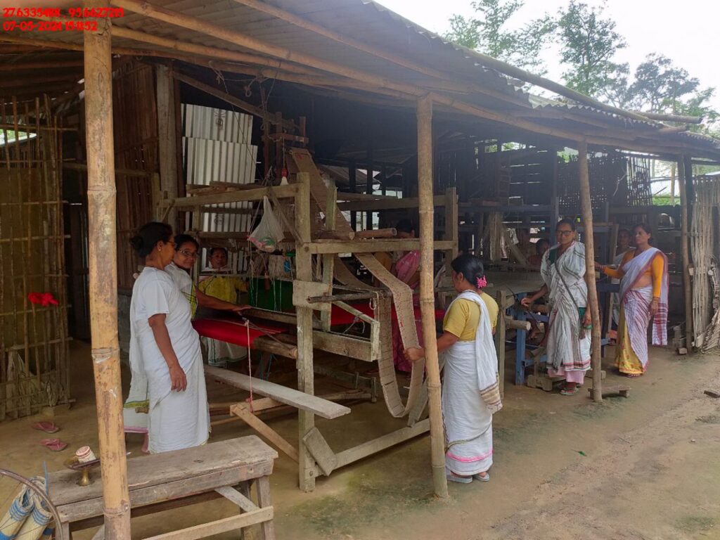 Handloom Weaver (Frame Loom) training at IIE Incubation Centre, Kakopothar, batch 21125, 07-05-2024