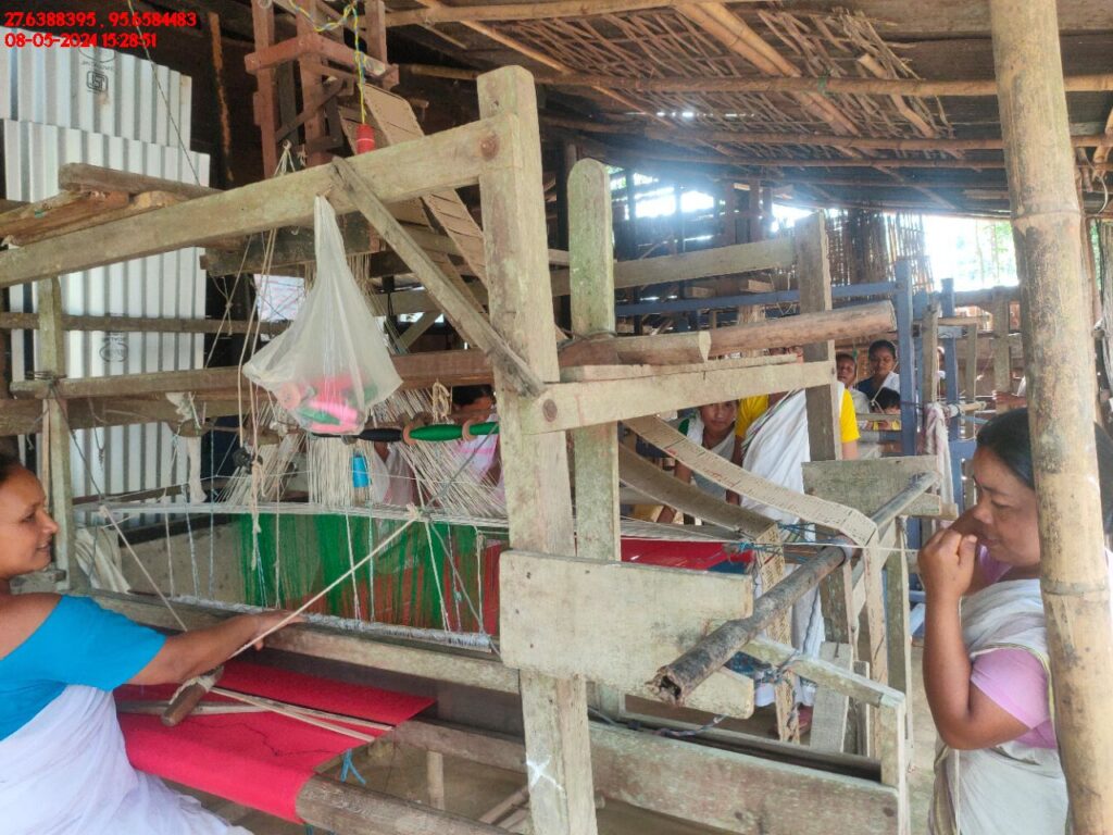 Handloom Weaver (Frame Loom) training at IIE Incubation Centre, Kakopothar, batch 21125, 08-05-2024