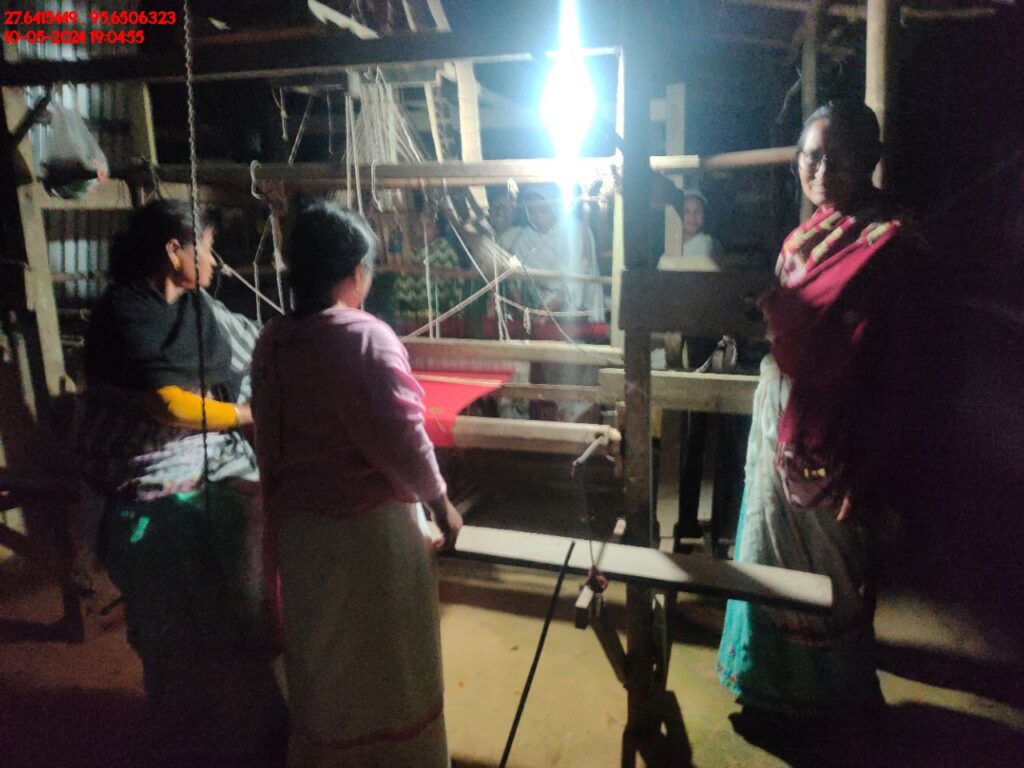 Handloom Weaver (Frame Loom) training at IIE Incubation Centre, Kakopothar, batch 21125, 10-05-2024