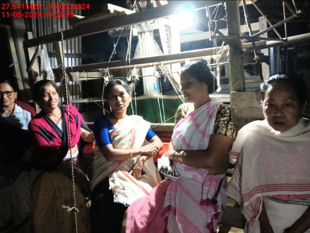 Handloom Weaver (Frame Loom) training at IIE Incubation Centre, Kakopothar, batch 21125, 11-05-2024