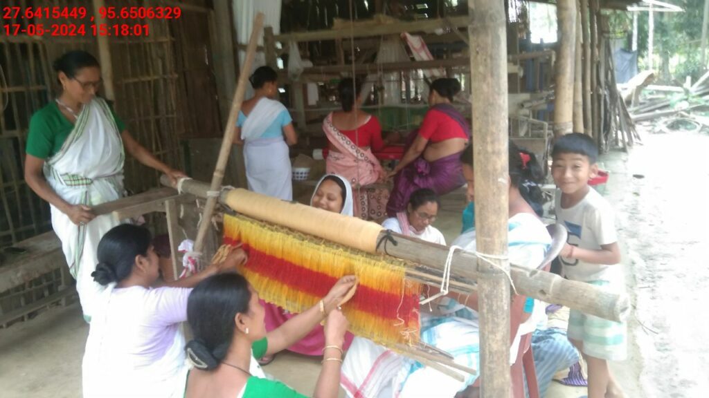 Handloom Weaver (Frame Loom) training at IIE Incubation Centre, Kakopothar, batch 21125, 17-05-2024