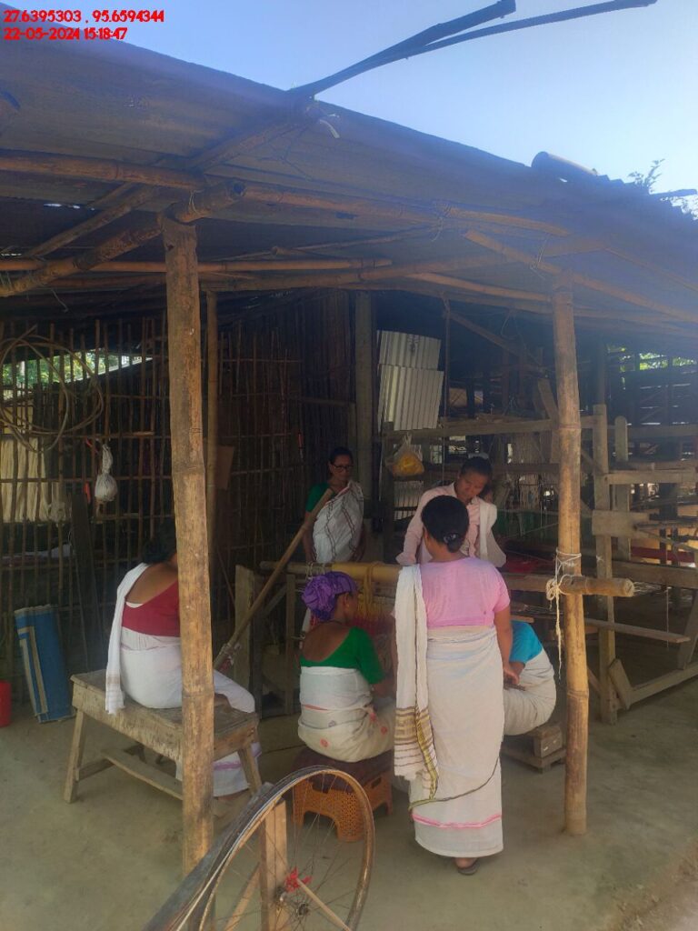 Handloom Weaver (Frame Loom) training at IIE Incubation Centre, Kakopothar, batch 21125, 22-05-2024