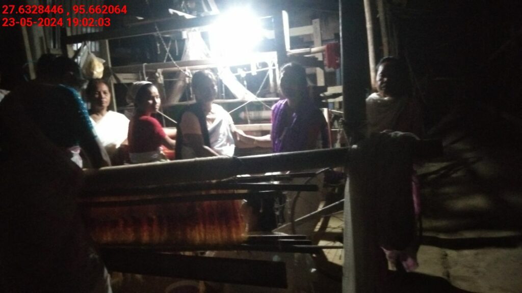 Handloom Weaver (Frame Loom) training at IIE Incubation Centre, Kakopothar, batch 21125, 23-05-2024