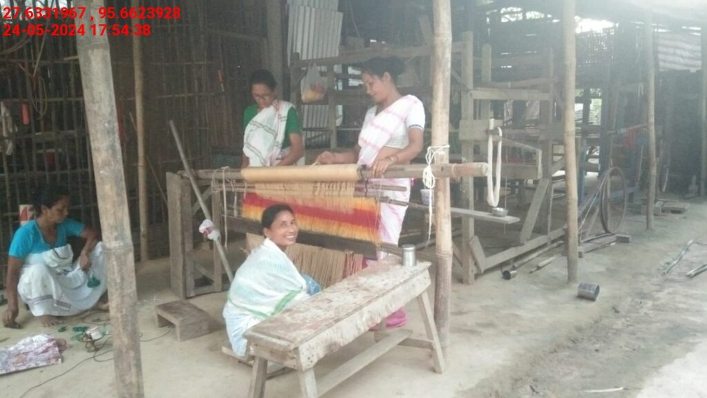 Handloom Weaver (Frame Loom) training at IIE Incubation Centre, Kakopothar, batch 21125, 24-05-2024
