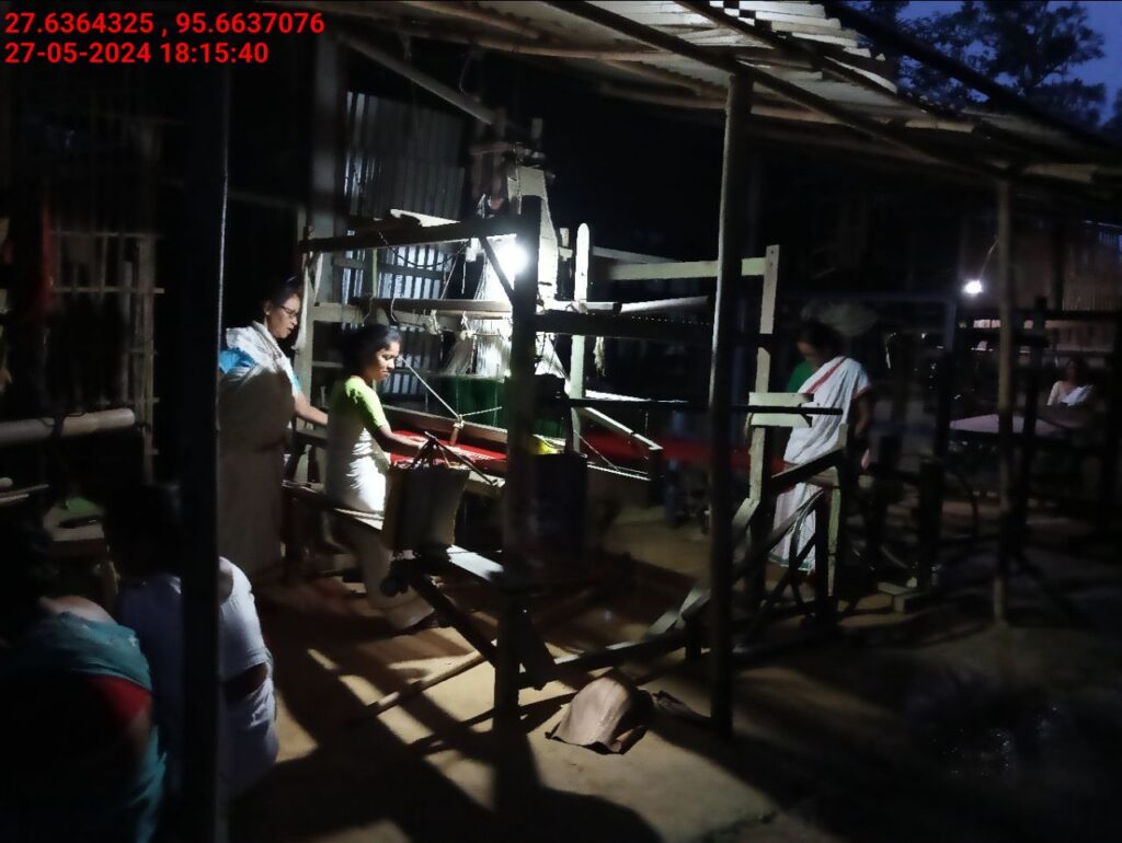 Handloom Weaver (Frame Loom) training at IIE Incubation Centre, Kakopothar, batch 21125, 27-05-2024