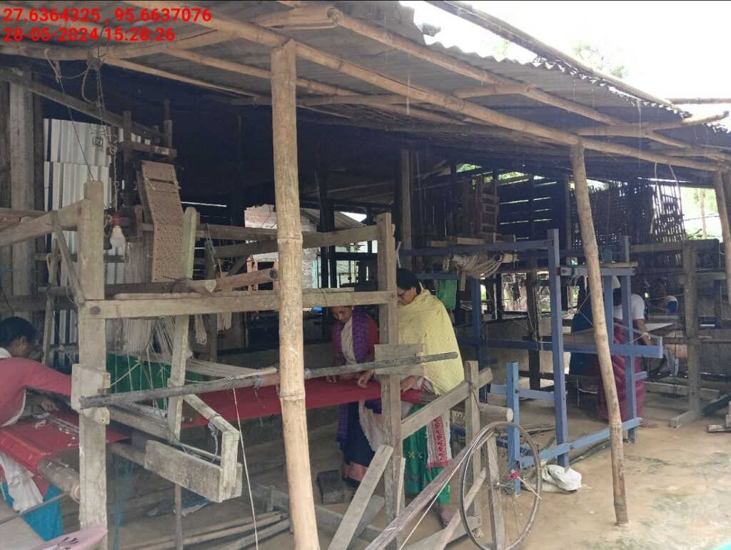Handloom Weaver (Frame Loom) training at IIE Incubation Centre, Kakopothar, batch 21125, 28-05-2024