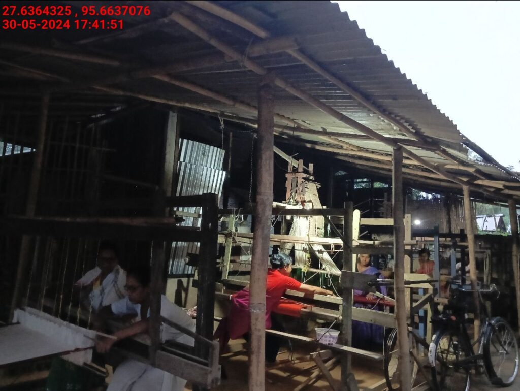 Handloom Weaver (Frame Loom) training at IIE Incubation Centre, Kakopothar, batch 21125, 30-05-2024