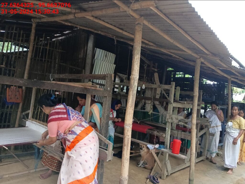 Handloom Weaver (Frame Loom) training at IIE Incubation Centre, Kakopothar, batch 21125, 31-05-2024