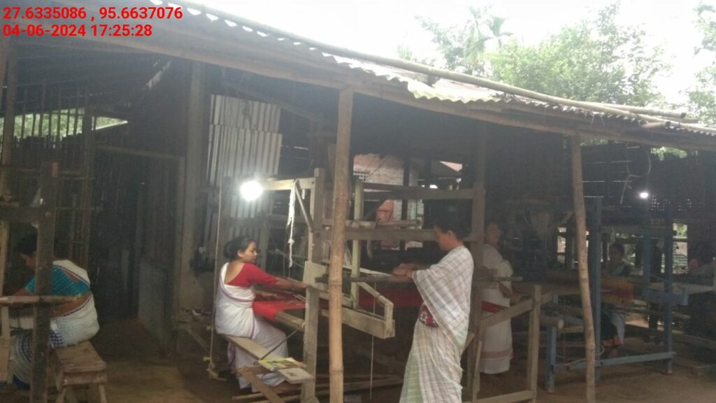 Handloom Weaver (Frame Loom) training at IIE Incubation Centre, Kakopothar, batch 21125, 04-06-2024