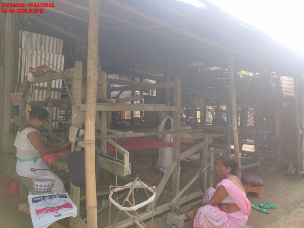 Handloom Weaver (Frame Loom) training at IIE Incubation Centre, Kakopothar, batch 21125, 06-06-2024