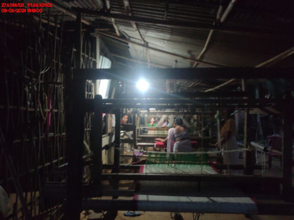 Handloom Weaver (Frame Loom) training at IIE Incubation Centre, Kakopothar, batch 21125, 08-06-2024