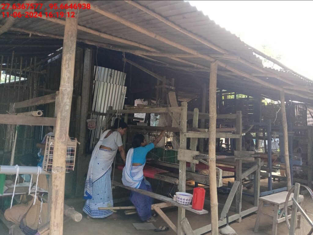 Handloom Weaver (Frame Loom) training at IIE Incubation Centre, Kakopothar, batch 21125, 11-06-2024