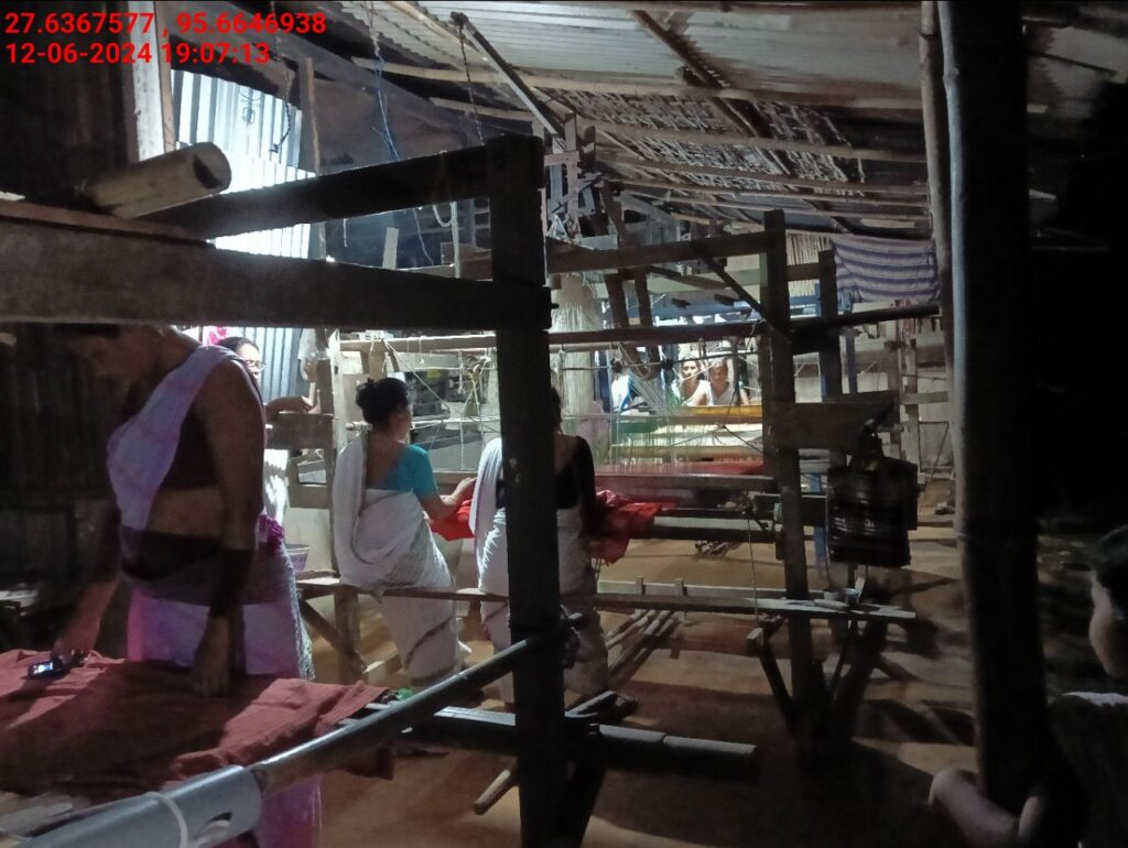 Handloom Weaver (Frame Loom) training at IIE Incubation Centre, Kakopothar, batch 21125, 12-06-2024