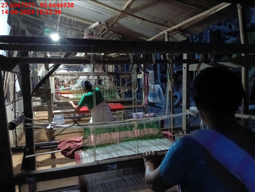 Handloom Weaver (Frame Loom) training at IIE Incubation Centre, Kakopothar, batch 21125, 14-06-2024