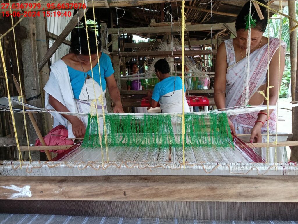 Handloom Weaver (Frame Loom) training at IIE Incubation Centre, Kakopothar, batch 21125, 15-06-2024