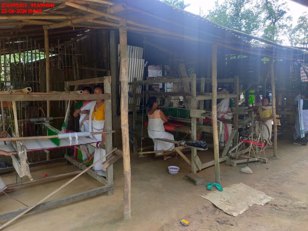 Handloom Weaver (Frame Loom) training at IIE Incubation Centre, Kakopothar, batch 21125, 22-06-2024