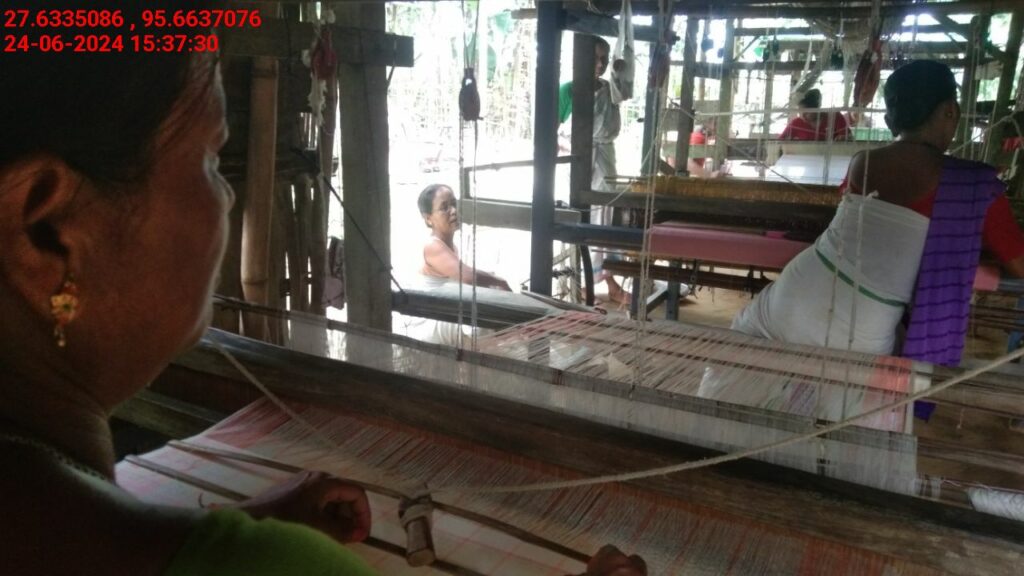 Handloom Weaver (Frame Loom) training at IIE Incubation Centre, Kakopothar, batch 21125, 24-06-2024