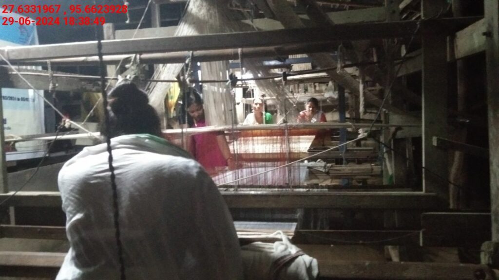 Handloom Weaver (Frame Loom) training at IIE Incubation Centre, Kakopothar, batch 21125, 29-06-2024