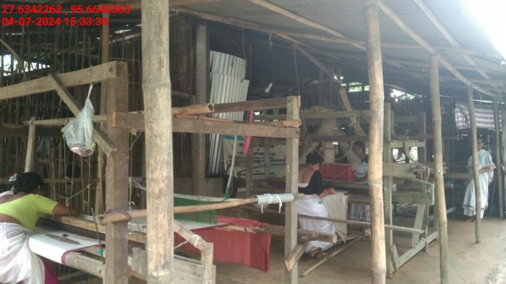 Handloom Weaver (Frame Loom) training at IIE Incubation Centre, Kakopothar, batch 21125, 04-07-2024