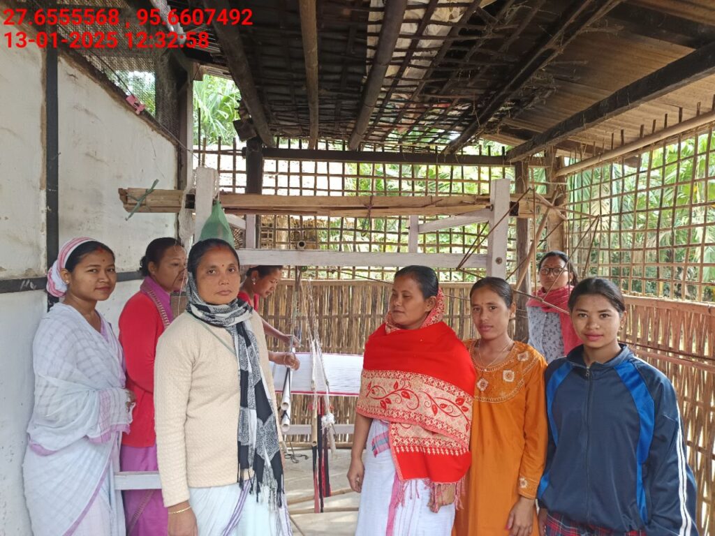 Handloom Weaver (Frame Loom) training at IIE Incubation Centre, Kakopothar, batch 25423, 13-01-2025